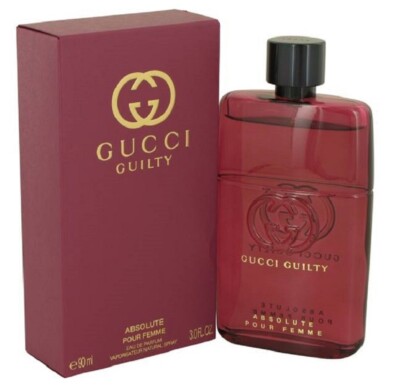 GUCCI GUILTY ABSOLUTE * Gucci 3.0 oz / 90 ml Eau de Parfum Women