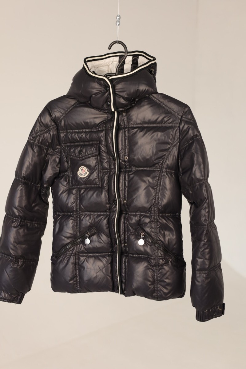 Moncler Black Down Puffer Jacket Vintage Size 164 cm | eBay