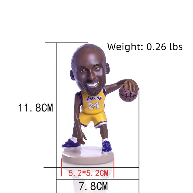 Kobe Bryant Bobblehead Shake Head Action Figure - LA Lakers #24