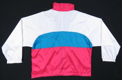 Vintage 80s Woolrich Sigmet Gear Colorblock Womens Full Zip