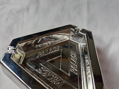 Palace Tri-Ferg Ashtray SILVER Metal - PALACE SKATEBOARDS SS19