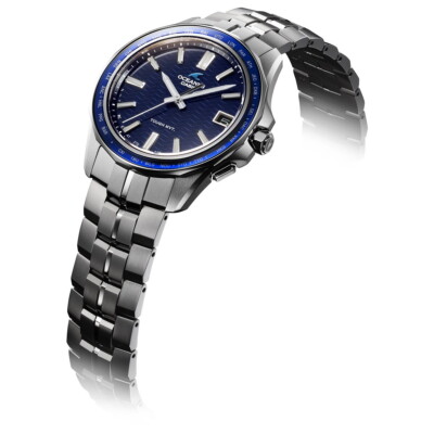 CASIO OCEANUS Manta OCW-S400-2AJF Blue Titanium Men's Watch New in