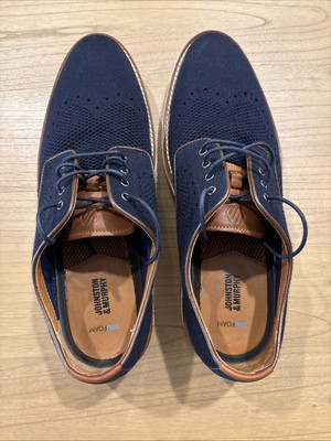 20-5361 UPTON WINGTIP MEN'S SHOES FRESH FOAM BLACK KNIT JOHNSTON