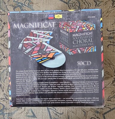 Magnificat 500 years choral of Masterworks | eBay