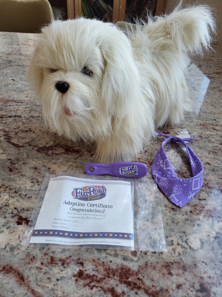 Furreal Vintage 2003 friends gogo maltese my walkin' pup