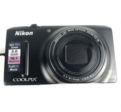 Nikon COOLPIX S9400 Compact Digital Camera Black | eBay