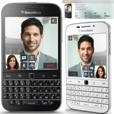 BlackBerry Classic Q20 SQC100-1 -2 -3 -4 -5 | 2GB RAM | 16GB ROM