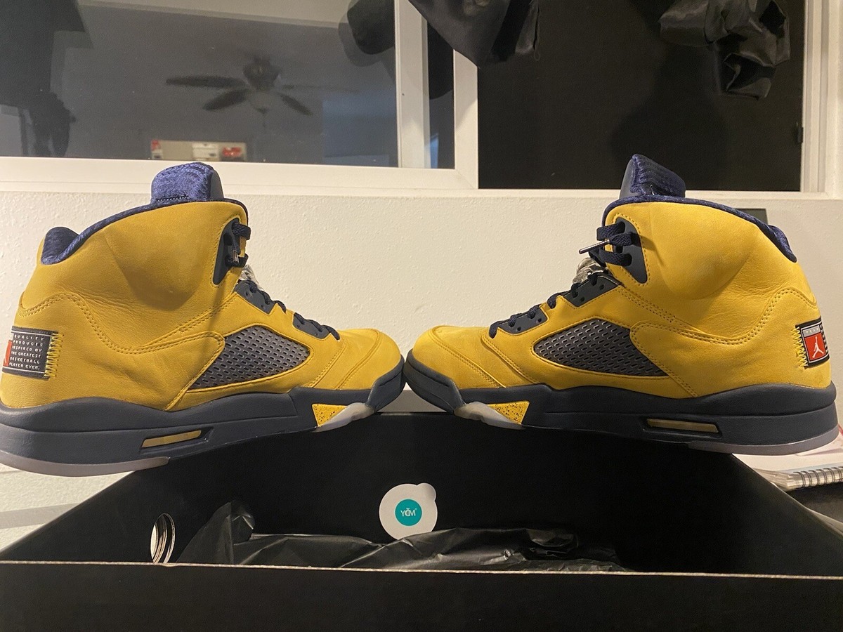 Size 14 - Jordan 5 Retro SP Michigan 2019 193153086523| eBay