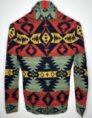 Ralph Lauren X-Small Navajo Cardigan Polo RRL Southwestern Indian