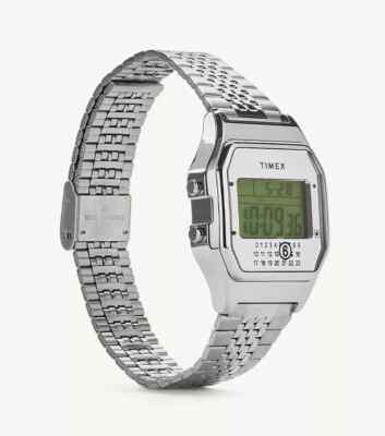 TIMEX x MM6 Maison Margiela T80 Gift Set Silver Watch Authentic