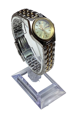Seiko 5 4207-00W0 Womens Watch Automatic 21 Jewels Silver Gold | eBay