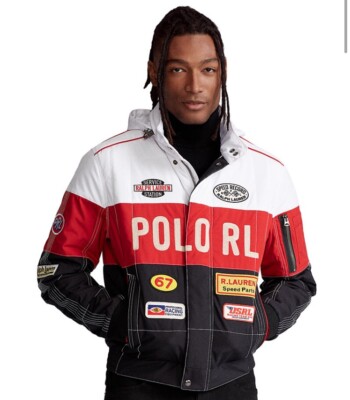 Polo Ralph Lauren PRL Racing Jacket XL 1992 Stadium, Crest