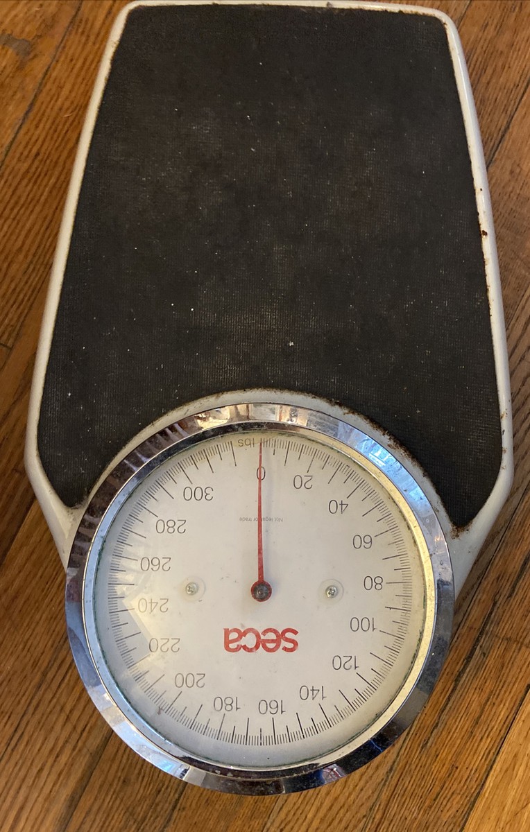 Vintage SECA Mechanical Bathroom Scale 320 Pound Max Made in West