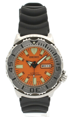 SEIKO Orange Monster Diver's 200M Automatic 43mm Men's Watch 7S26