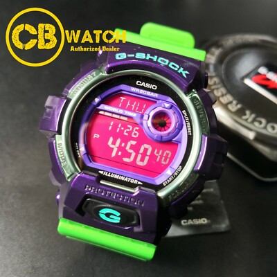 G-8900SC-6 CASIO G-SHOCK CRAZY COLORS PURPLE / GREEN | eBay