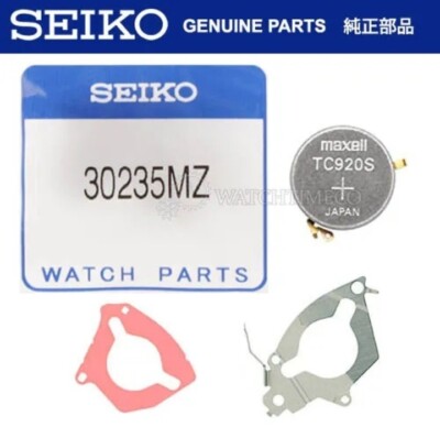 Seiko Kinetic Capacitor Replacement Watch Service 5M42 5M43 5M45