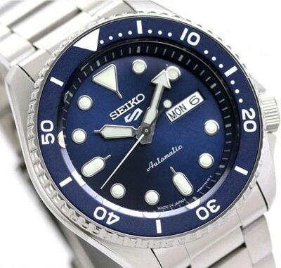 SEIKO 5 Sports SBSA001 SKX series Mechanical Automatic Watch Navy