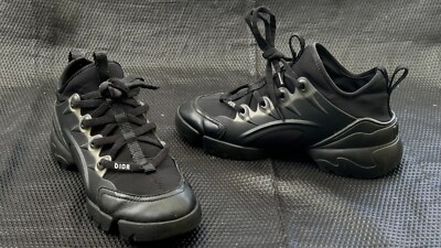 Christian Dior D-Connect Black Technical Fabric Sneakers 37.5 | eBay