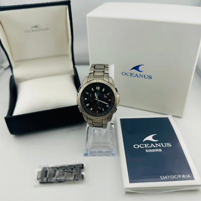 CASIO OCEANUS OCW-600 CASIO wristwatch radio solar 39.5mm | eBay