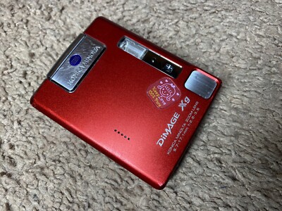 Konica Minolta Dimage Xg 3.2MP Digital Camera RARE RED Tested READ