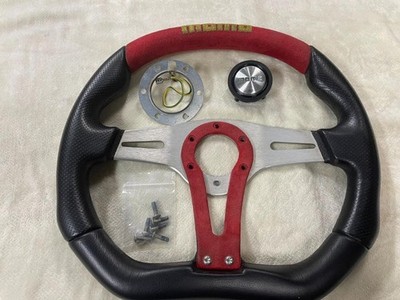 MOMO TREK 35Π Red Black Steering Wheel 350mm | eBay