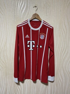 BAYERN MUNICH 2016 2017 HOME SHIRT JERSEY LONG SLEEVE ADIDAS