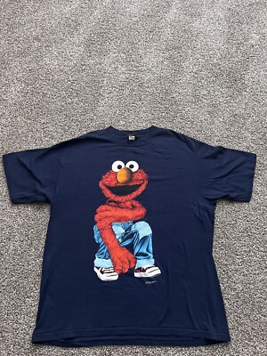 Vintage Elmo T-Shirt Jim Henson Sesame Street Made in USA 1990s | eBay