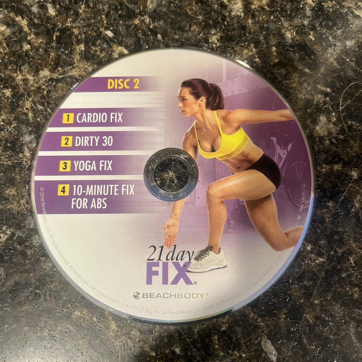 21 Day Fix Replacement Disc 2 DVD: Cardio, Dirty 30, Yoga, 10