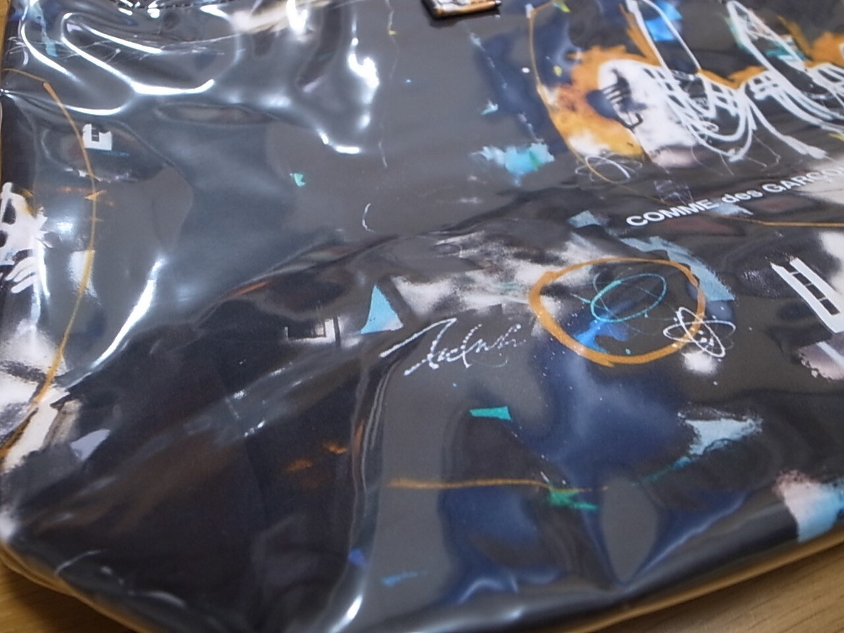 FUTURA x COMME des GARCONS SHIRT PVC TOTE BAG CDG FUTURA2000 BLACK