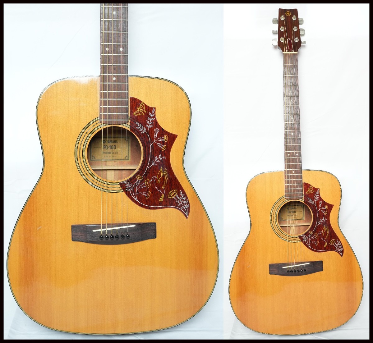 YAMAHA fg-160 グリーンラベル 日本製 ビンテージ 良音 YAMAHA fg-160