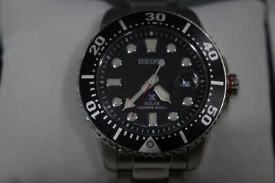 Seiko Prospex V157-0BT0 Divers 200m Stainless Steel Solar Men's