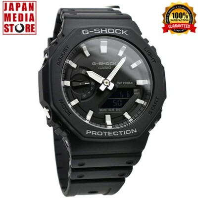 CASIO G-SHOCK GA-2100-1AJF Black Carbon Core Analog Digital Men