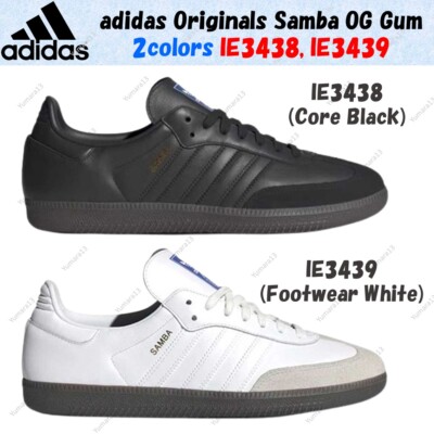adidas Originals Samba OG Gum Black White 2colors IE3438, IE3439
