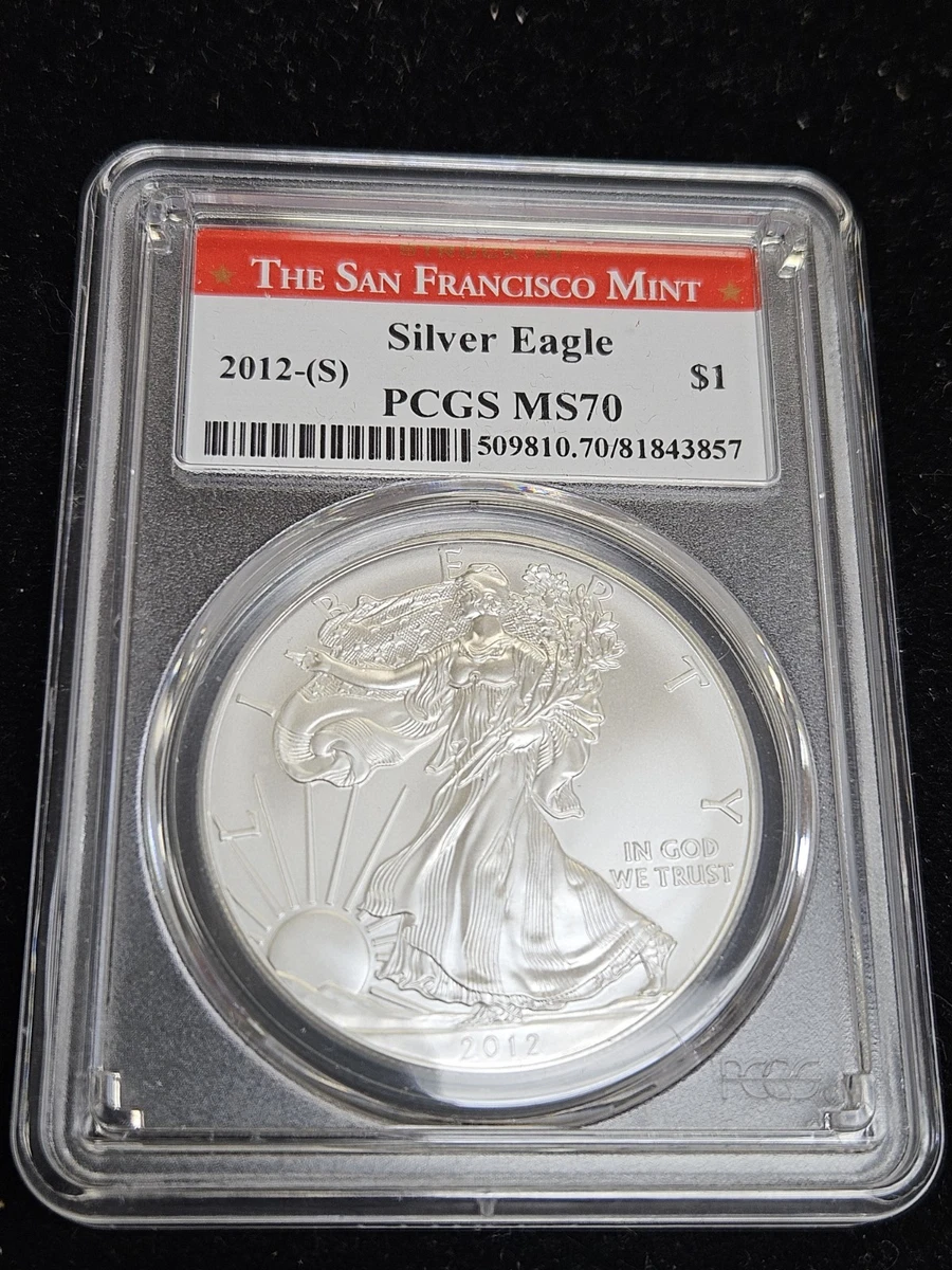 American Eagle MS 70 Graded 2012 Silver Bullion Coins for sale | eBay