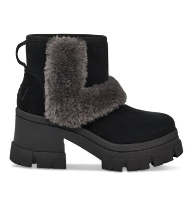 UGG BROOKLYN SUNBURST Boots Black New 1145710 Women's booties