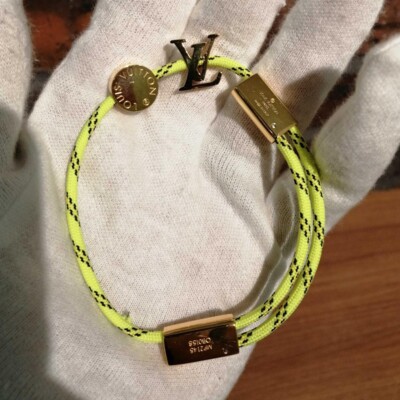 Louis Vuitton MP2145 Fluo June Adjustable Bracelet Neon Yellow
