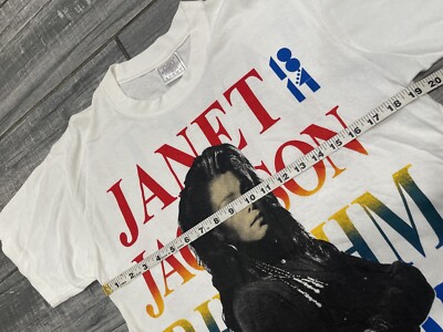 Vintage 1990 Janet Jackson Rhythm Nation Tour T-Shirt Music Band