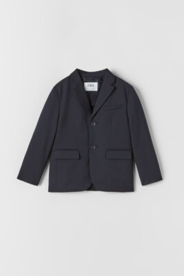 ZARA KIDS BOY'S TAILORING COLLECTION SUIT JACKET BLAZER NAVY BLUE