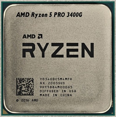AMD Ryzen 5 3400G 3.7GHz 4-Core Socket AM4 CPU YD3400C5M4MFH - HP