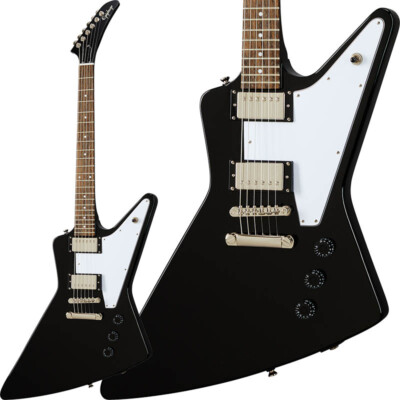 Epiphone by Gibson Explorer Ebony with gig bag | eBay