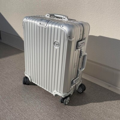 Rimowa Lufthansa 45L Silver 4-wheels Carry Case Suitcase | eBay
