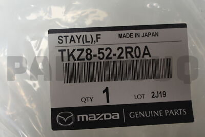 TKZ8522R0A Genuine Mazda STAY -L-FENDER TKZ8-52-2R0A | eBay