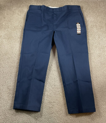 Vintage Dickies 874 Original Fit Men's Sz 50x30 Chino Blue Work