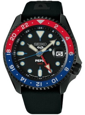 SEIKO 5 SPORTS SBSC023 SKX PEPSI collaboration Automatic GMT New