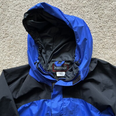 VTG 90s Marmot Ski Snowboard Rain Gore-Tex Shell Jacket Mens Small