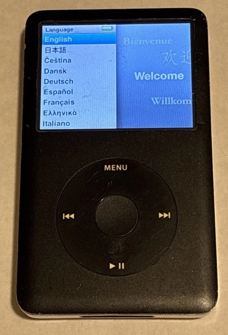 Apple 良品 稀少 Apple ipod classic 160GB シルバー MC293J A1238 1円