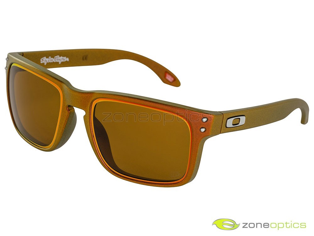 Oakley Holbrook Troy Lee Sunglasses OO9102-T555 Red Gold Shift