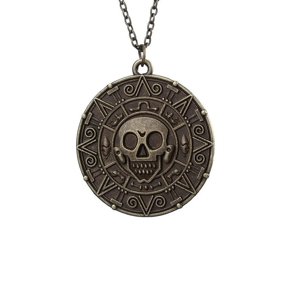 Pirates of the Caribbean Inspired Cursed Aztec Coin Medallion