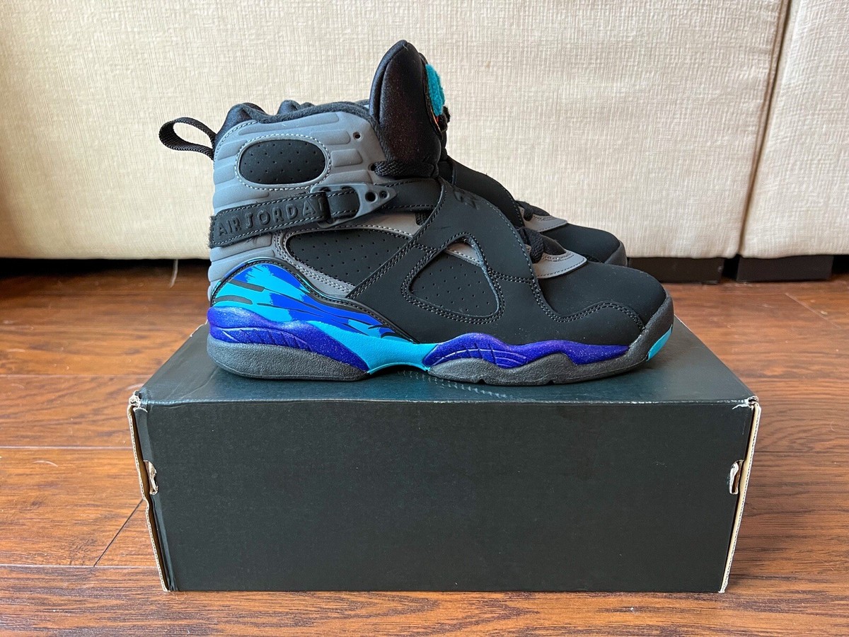 Nike Air Jordan 8 Retro Aqua 2015 GS 6.5y 8w 305368-025 | eBay