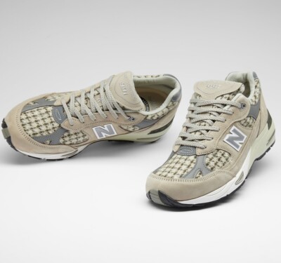 New Balance 991 x Made In England Harris Tweed - US Mens Size 9.5